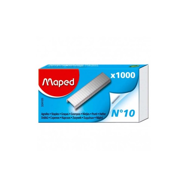 MAPED STAPLES X1000 N10 BOX BULK