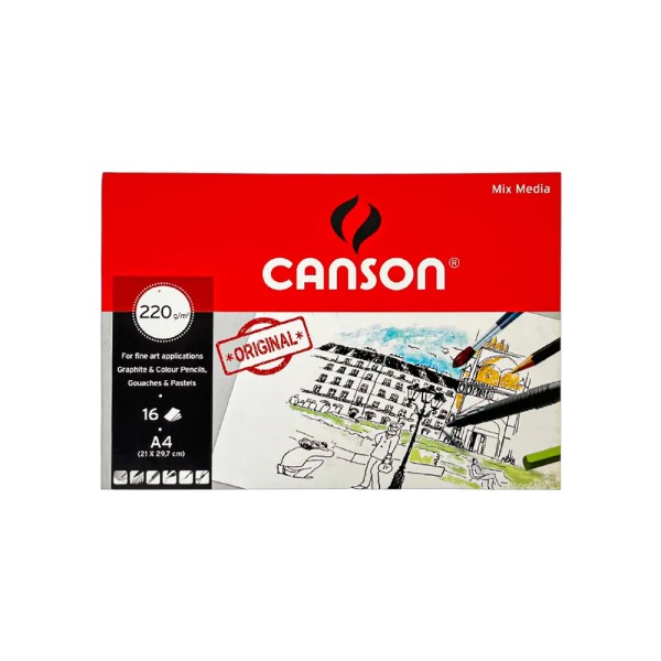 CANSON DRAWING PAD A4 16 SHEET