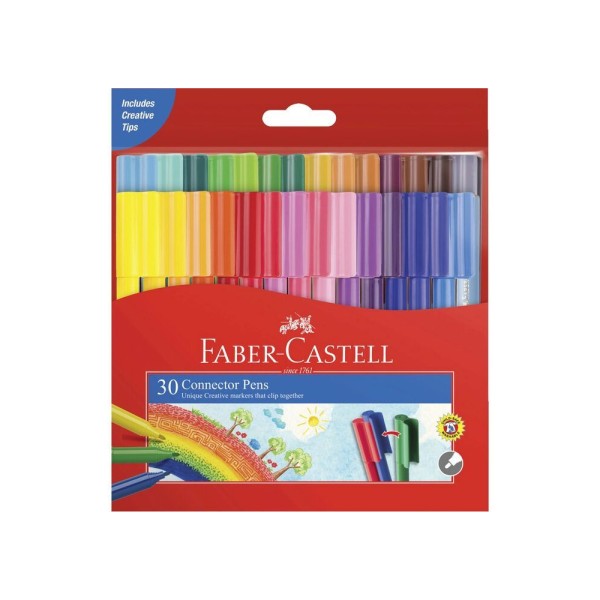 FABER CASTELL CONNECTOR FIBERPEN WASHABLE