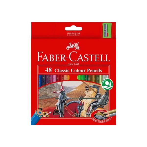FABER CASTELL COLOR PENCILS CART BX R RGE