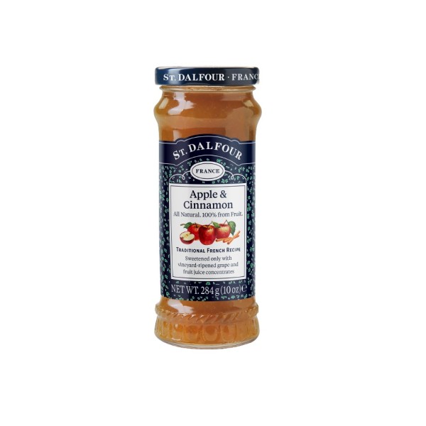 St Dalfour Apple & Cinnamon Jam 284g 509826-V001 by St. Dalfour