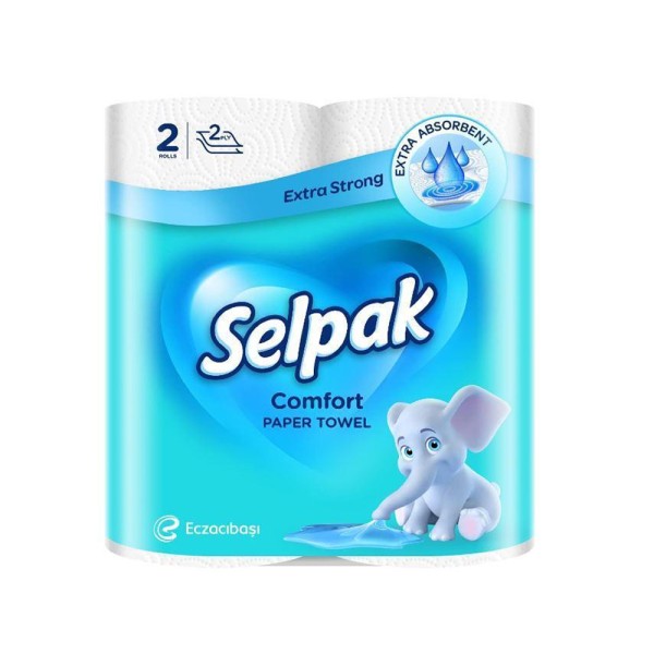 Selpak Comfort Kitchen Paper Towel 2 Rolls 512079-V001 by Selpak