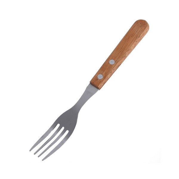 STEAK FORK WOODEN HANDLE 513397-V001 by Vaggan