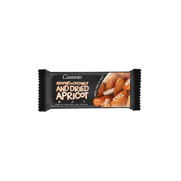 CASTANIA ALMND+COCNUT BAR SUGAR FREE