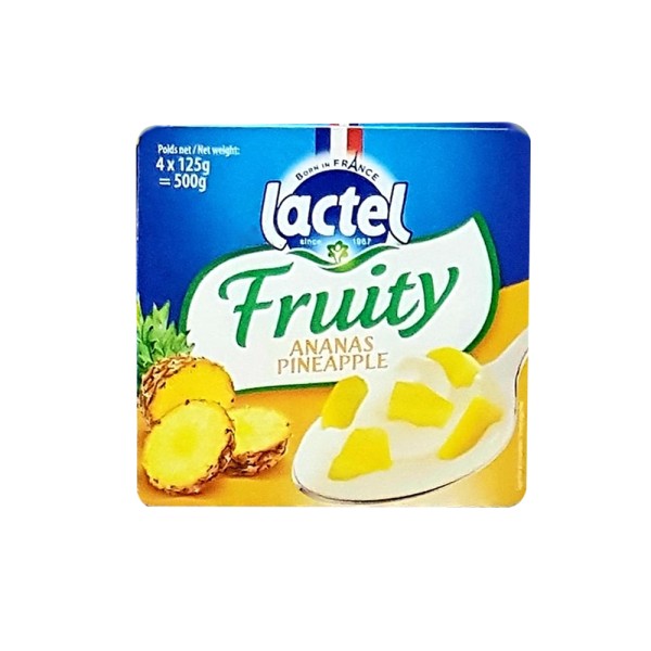 LACTEL FRUITY PINEAPPLE YOGHURT