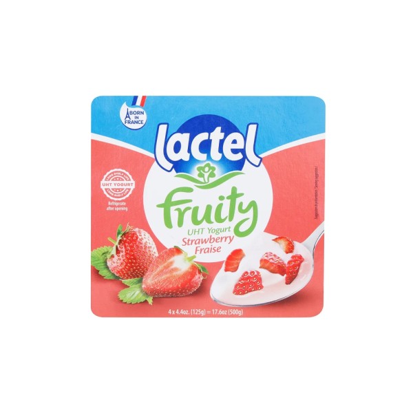 LACTEL FRUITY STRAWBERRY YOGHURT