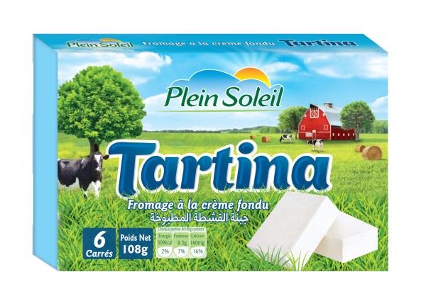 Plein Soleil Tartina Processed Cream Cheese ( 6 Squares) 108G 520600-V001 by Plein Soleil