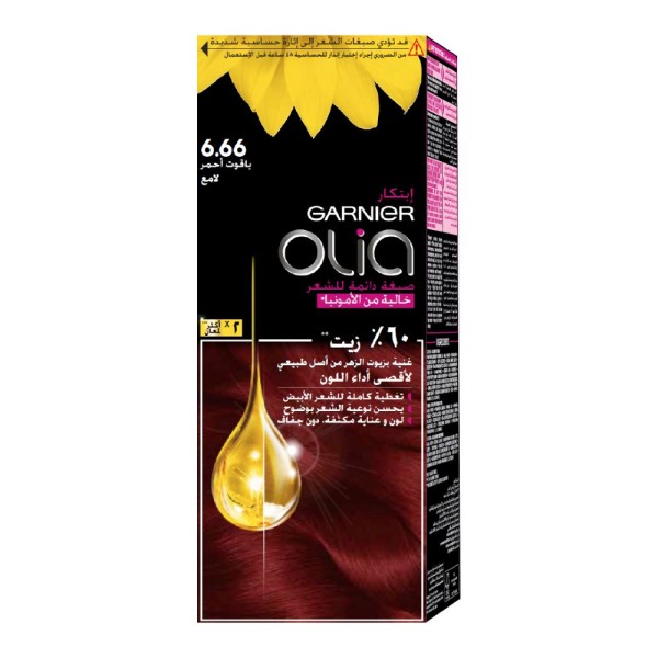 OLIA HAIR DYE 6.6 INTENSE RED