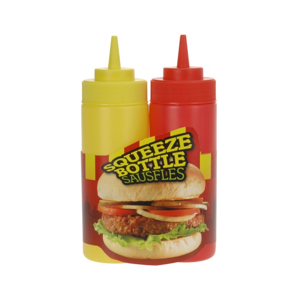 Eh  Sauce Dispenser Plastic Set - 2Pc 523148-V001 by EH Excellent Houseware