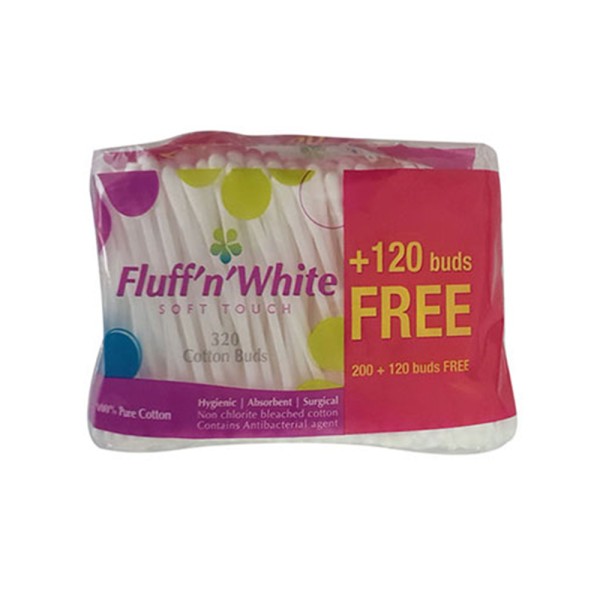 COTTON BUDS ZIPLOCK BAG 524530-V001 by Fluff'n'White