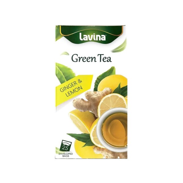 LAVINA GREEN TEA WITH GINGER+LEMON