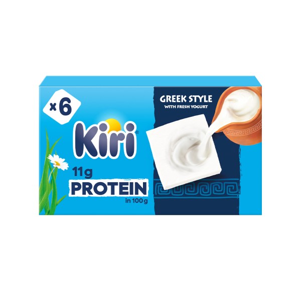 KIRI CHEESE SQUARE GREEK STYLE 6P
