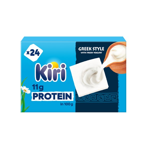 KIRI CHEESE SQUARE GREEK STYLE 24P