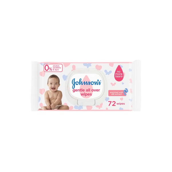 JOHNSON AND JOHNSON BABY WIPES GENTLE