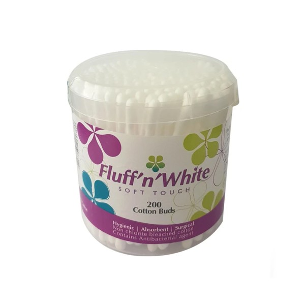 COTTON BUDS ROUND BOX 526317-V001 by Fluff'n'White