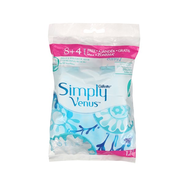 SIMPLY VENUS 2 RAZORS 8+4 526321-V001 by Gillette
