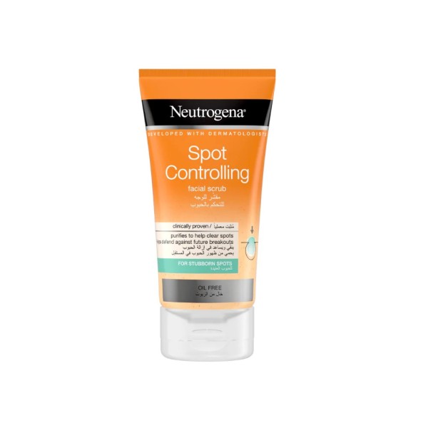 NEUTROGENA SPOT CONTROLLING OIL FREE FACIAL SCRUB 