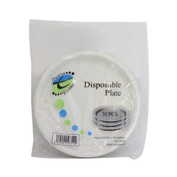 DISPOSABLE PLATE 26 526942-V001 by Trust Econo
