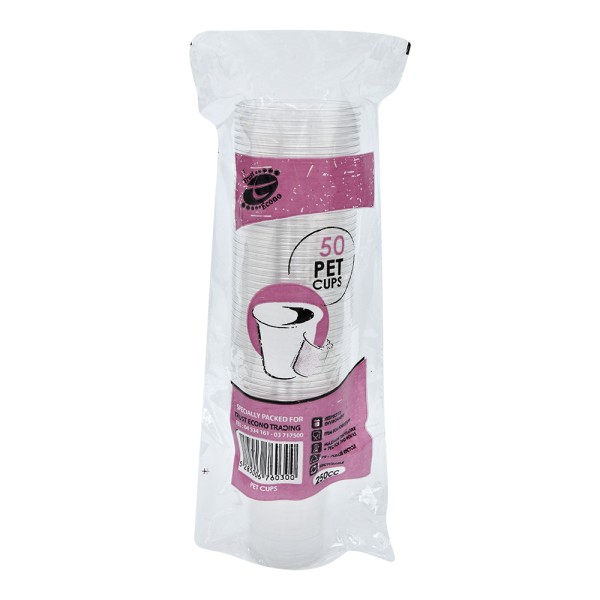Trust Econ Crystal Plastic Cups 250Cc 526965-V001 by Trust Econo
