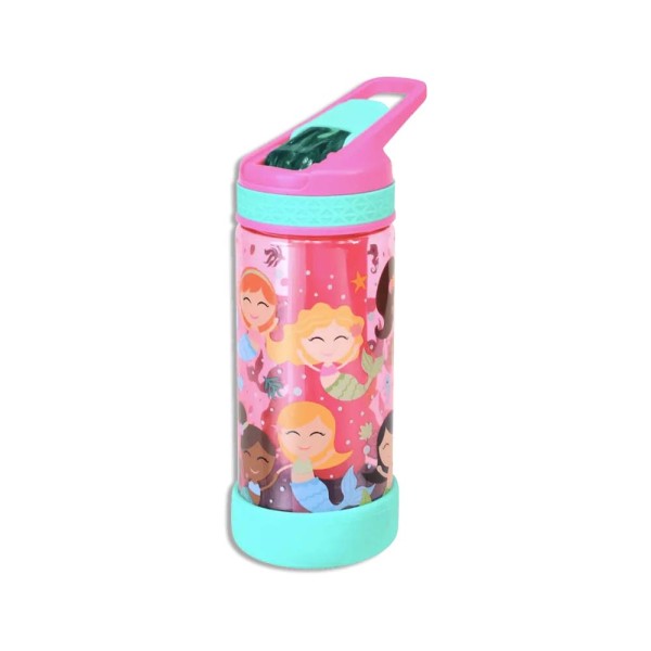 COOL GEAR WATER BOTTLE SPROUT GRAPHICS PINK