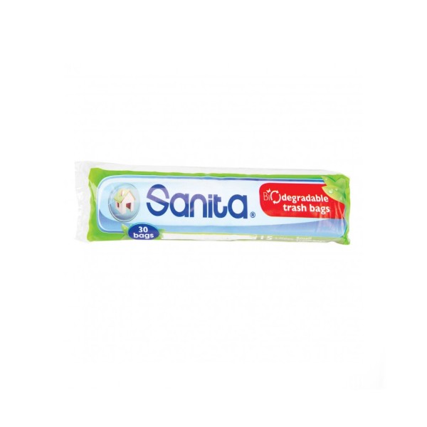 TIE TRASH BAG ECO BIO MILKY 26 527544-V001 by Sanita