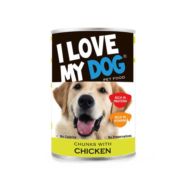 CHICKEN CHUNKS DOG FOOD 530458-V001 by I Love My Dog
