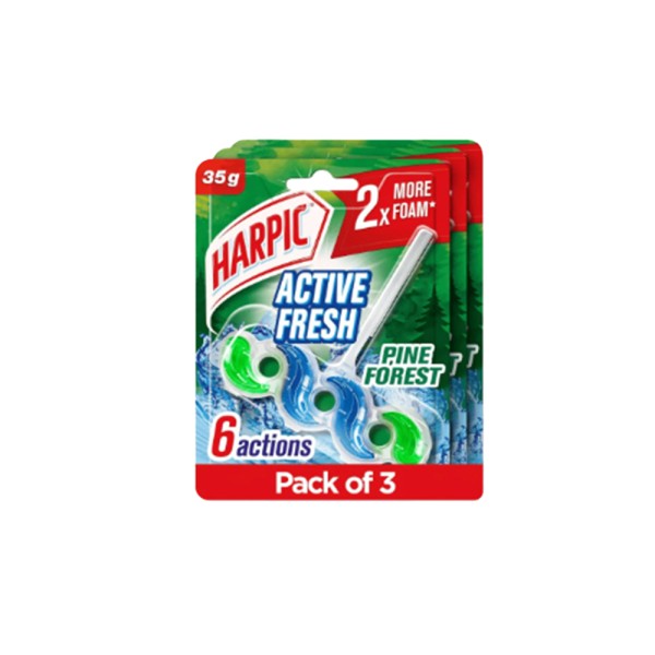 HARPIC FOREST DEW TOILET TABS  2+1FREE
