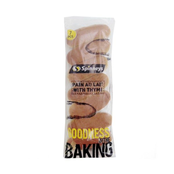 Spinneys Pain Au Lait Thyme 7pc 533302-V001 by Spinneys Food