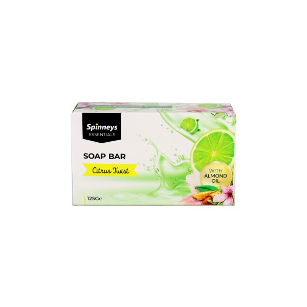SPINNEYS ESSENTIALS HAND SOAP BAR CITRUS  TWIST