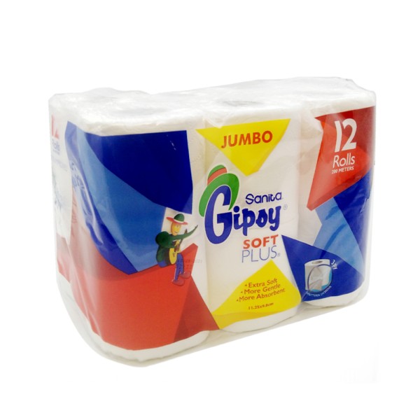 TOILET ROLL JUMBO12 ROLL 535311-V001 by Sanita
