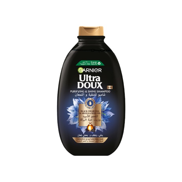 ULTRA DOUX SHAMPOO BLACK CHARCOAL