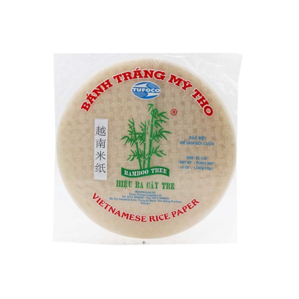 BIONA ORGANIC BANH TRANG RICE PAPER TUF ROUND 22CM