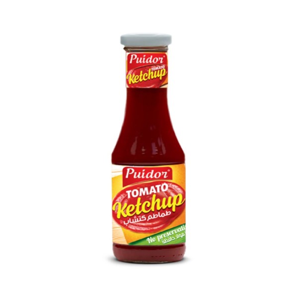 Puidor Tomato Ketchup Glass 340g 541463-V001 by Puidor