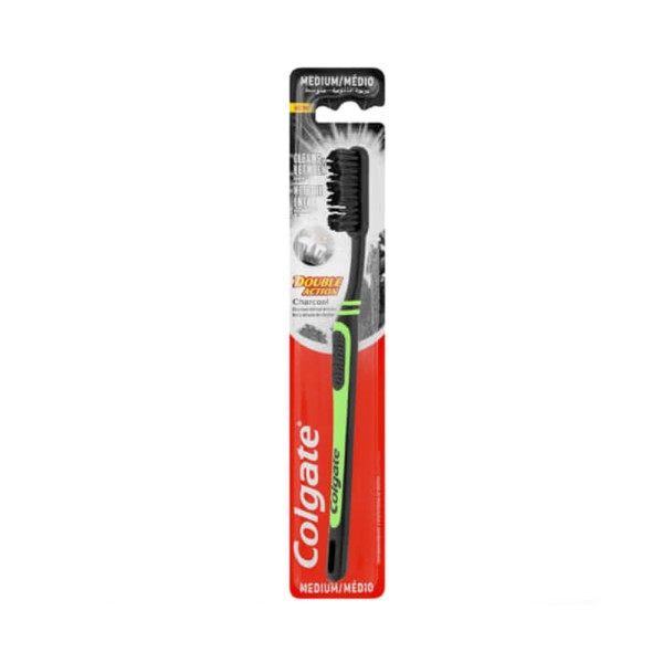 TOOTHBRUSH DOUBLE ACTION CHARCOAL 542638-V001 by Colgate