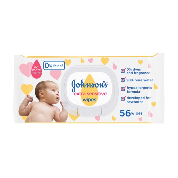 BABY EXTRA SENSITIVE WIPES 543866-V001 by Johnson & Johnson