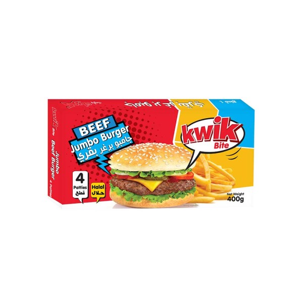 JUMBO BEEF BURGER 544505-V001 by Kwik Bite
