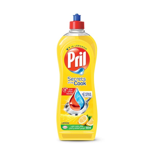 Pril Dishwashing Liquid  Secrets of the Cook Cold Power Lemon 650 ML 545209-V001 by Pril