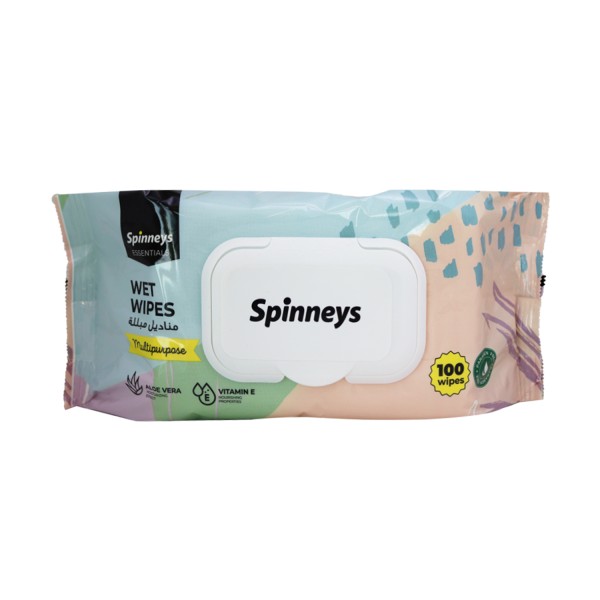 Spinneys Wet Wipes Sensitive 100s 545818-V001 by Spinneys Essentials