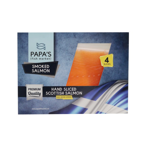 PAPA'S FISH MARKET SCOTTISH SMOKED SALMON 4 SLICES