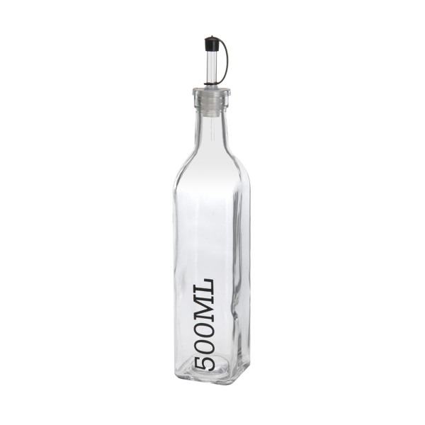 EH GLASS OIL OR VINEGAR BOTTLE