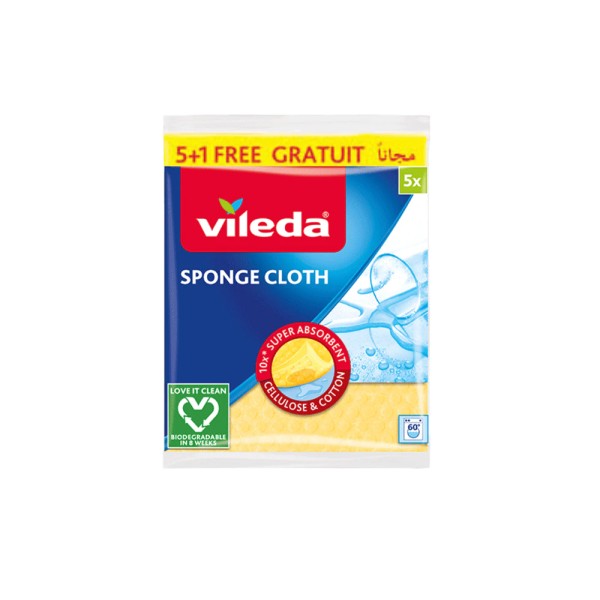 Vileda WW Sponge Cloth 5+1 (FHP)