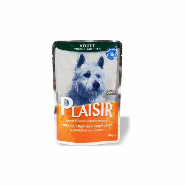 COMPLETE DOG FOOD CHUNKS GRAVY CHICKEN VEGETABLE 550582-V001 by Les Repas Plaisir