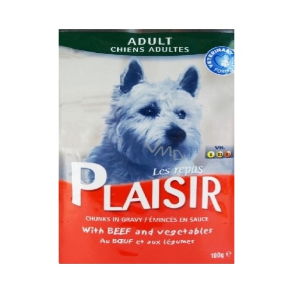 COMPLETE DOG FOOD CHUNKS GRAVY BEEF VEGETABLE 550583-V001 by Les Repas Plaisir