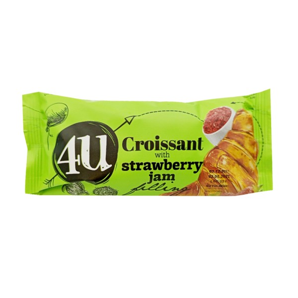 4U Croissant with Strawberry Cream 551146-V001 by 4U
