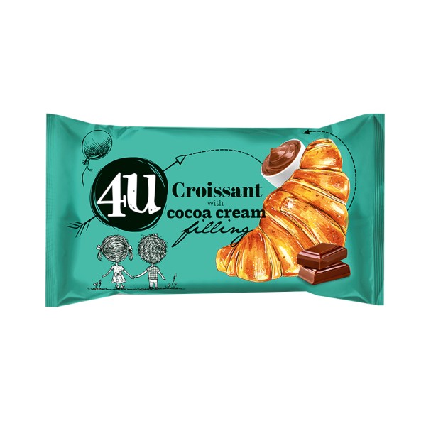 4U Croissant with Cocoa Filling 551148-V001 by 4U