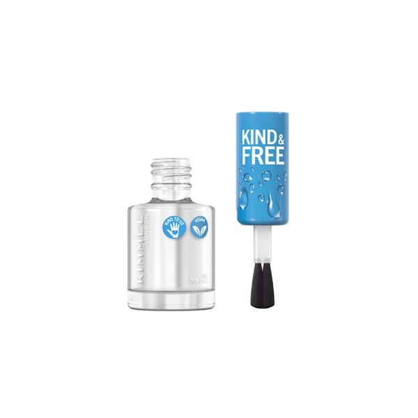 KIND AND FREE NAIL POLISH 150 OXYGNE WAVE TOP COAT 552033-V001 by Rimmel