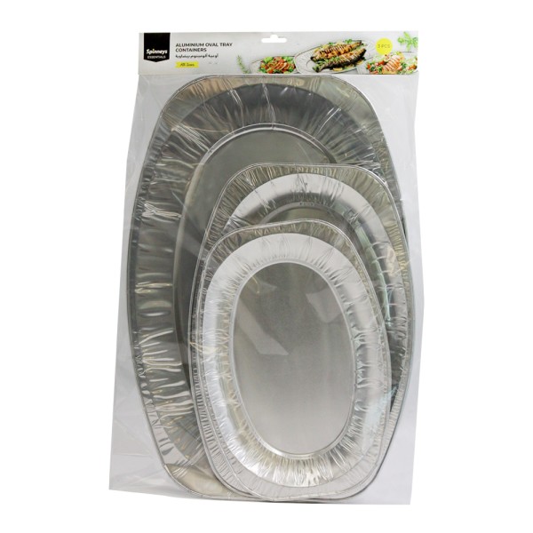 ALUMINUM OVAL TRAY S-M-L 552822-V001 by Spinneys Essentials