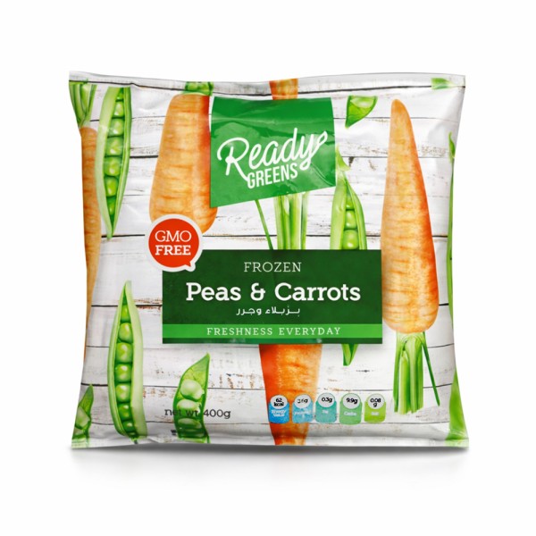 READYGREEN GREEN PEAS AND CARROTS