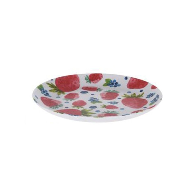PLATE MELAMINE MIXED COLOR 556092-V001 by EH Excellent Houseware