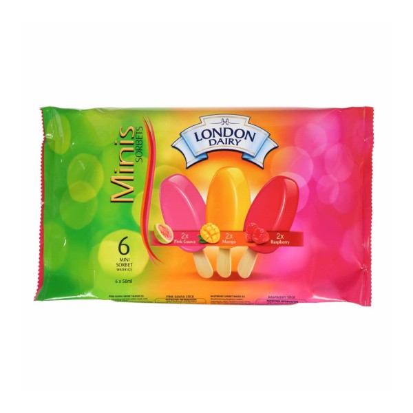 MP MINI SORBET GUAVA RASP MANGO 557269-V001 by London Dairy